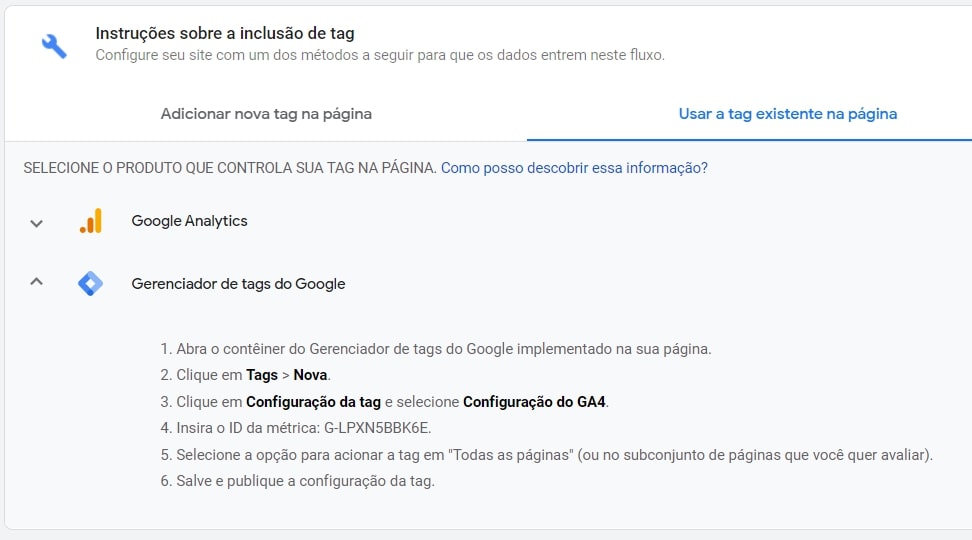 tag manager google analytics 4